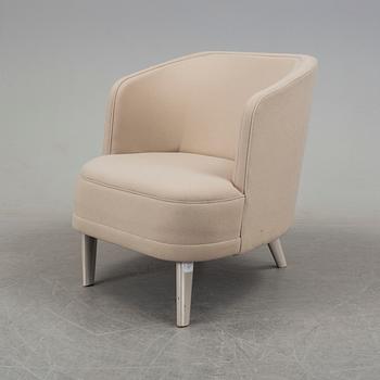 Jonny Johansson, an upholstered easy chair, "Studie No 1", Acne Studios by O.H. Sjögren, Tranås, Sweden.