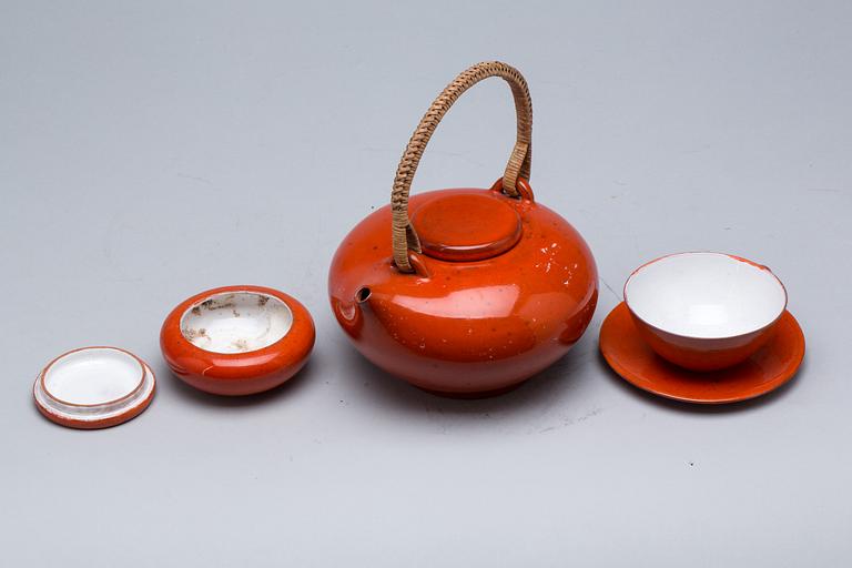 TÊTE A TÊTE, fajans, 5 delar 1930-40-tal.
