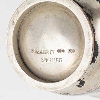 Six silver items, GAB, Atelier Borgila and Axel Bergman, Stockholm, 1905-60.