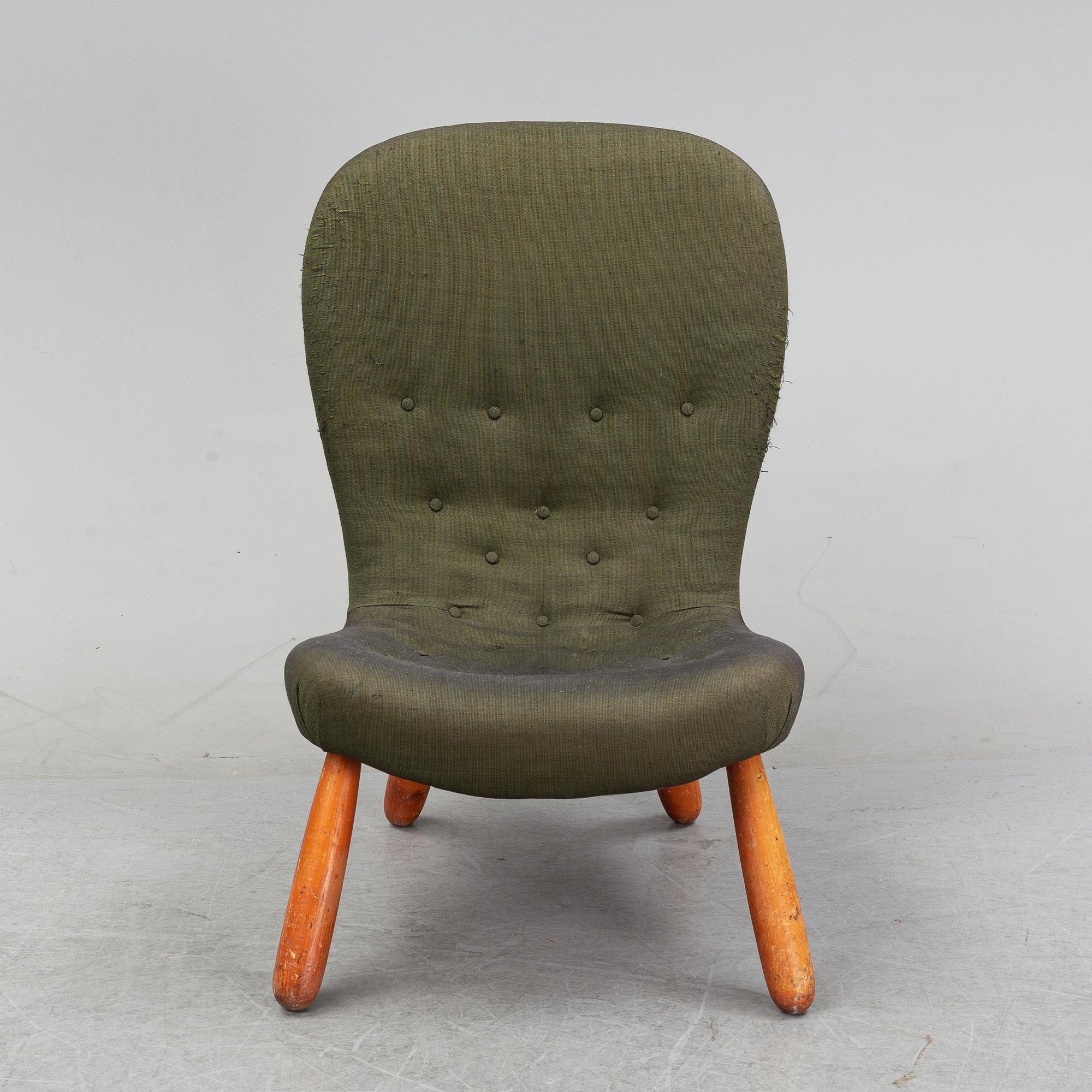 A Swedish Modern 'Clam Chair'/ 'Muslingestol', 1940's-50's.