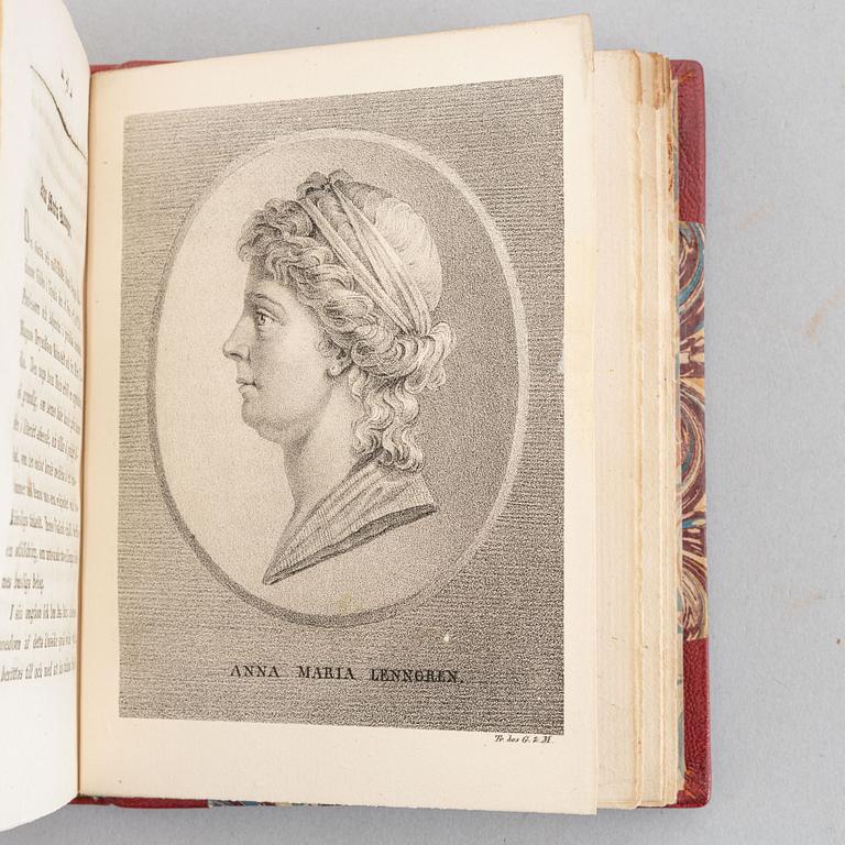 An attractively bound set, with 80 portrait plates, 5 vols.
