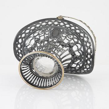 WMF, basket, new silver, first half of the 20th century.