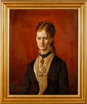 CARL PETER MAZER, olja på duk, sign och dat 1881.