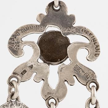 Seppo Tamminen, pendant, silver, with chain silver.