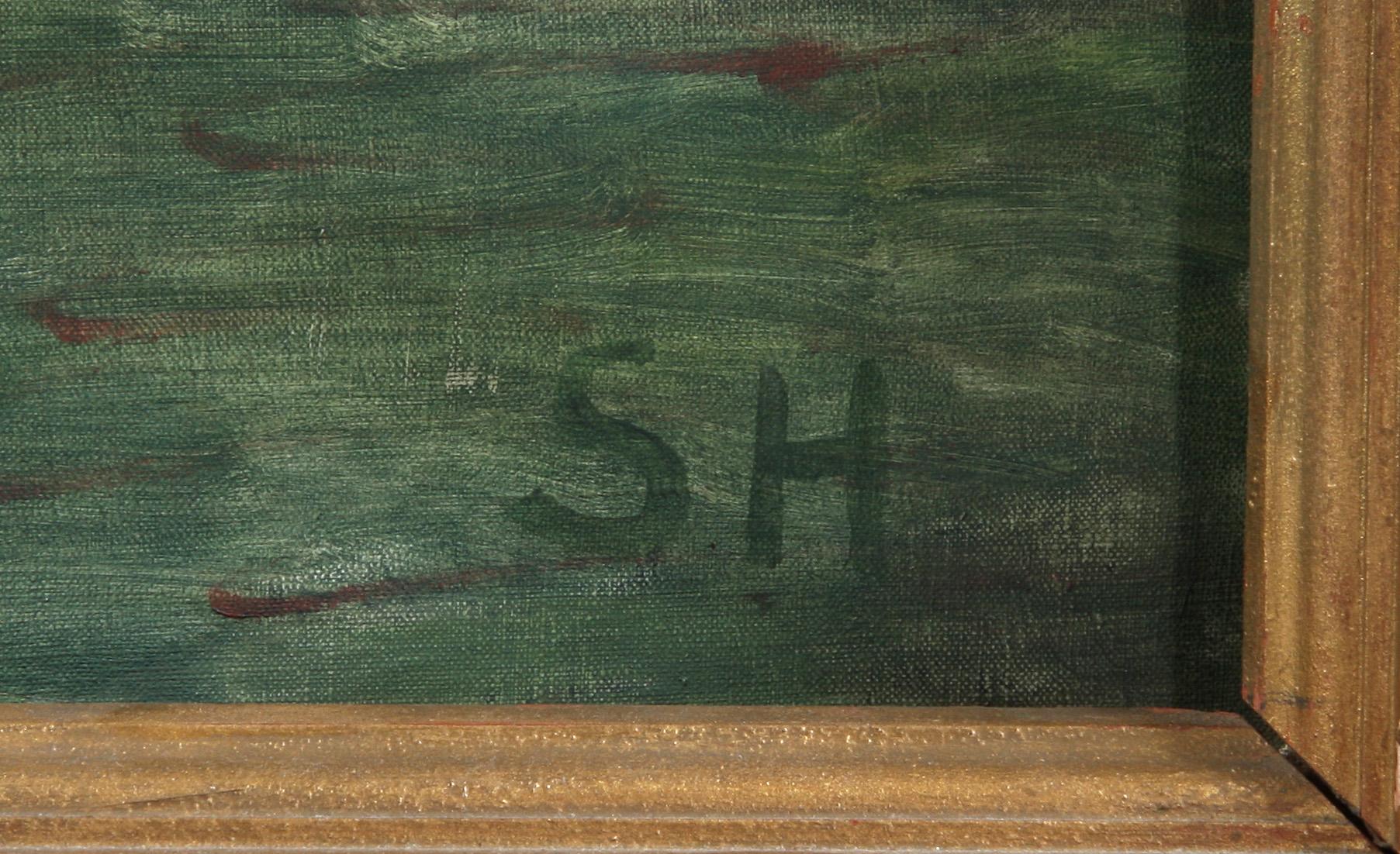 SIGNE HVISTENDAHL, olja på duk, monogramsign.