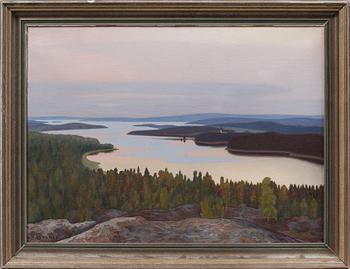 oil on canvas, signed.