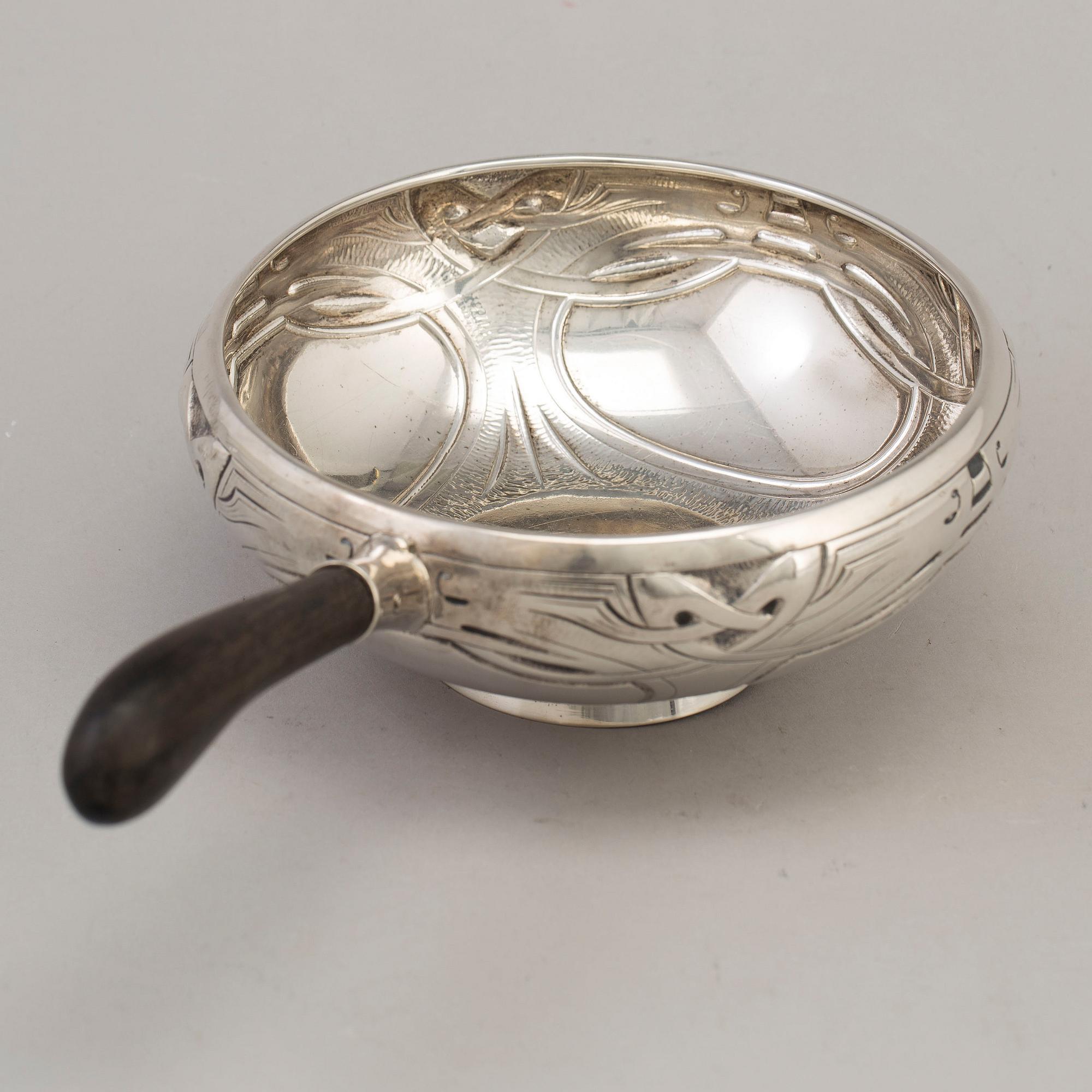 JACOB TOSTRUP, karott, silver, jugend, Oslo 1905.