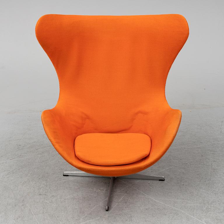 ARNE JACOBSEN, an 'Egg' chair from Fritz Hansen, Denmark.