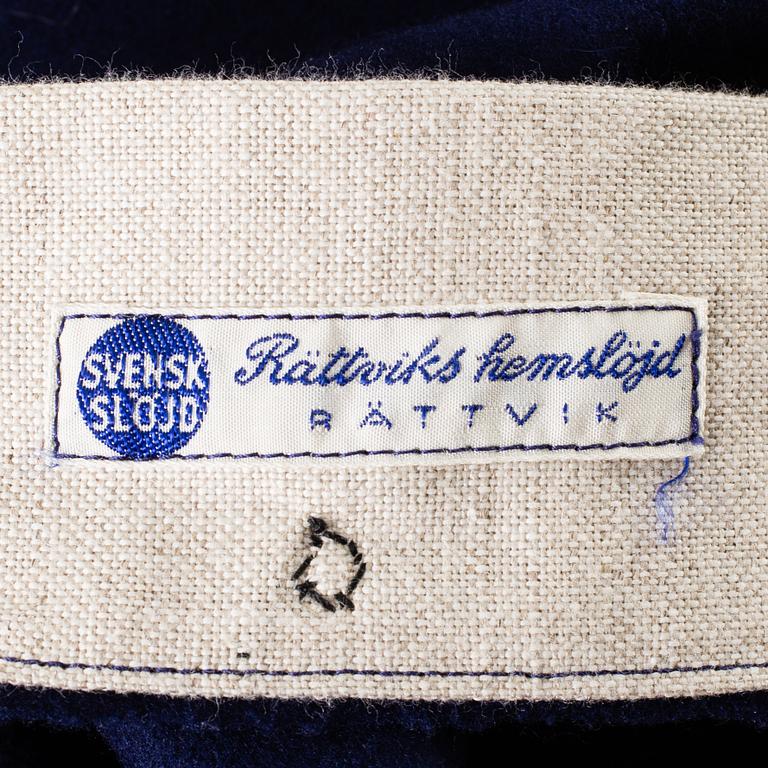 FOLKDRÄKT, Sverige, 1900-talets andra hälft.