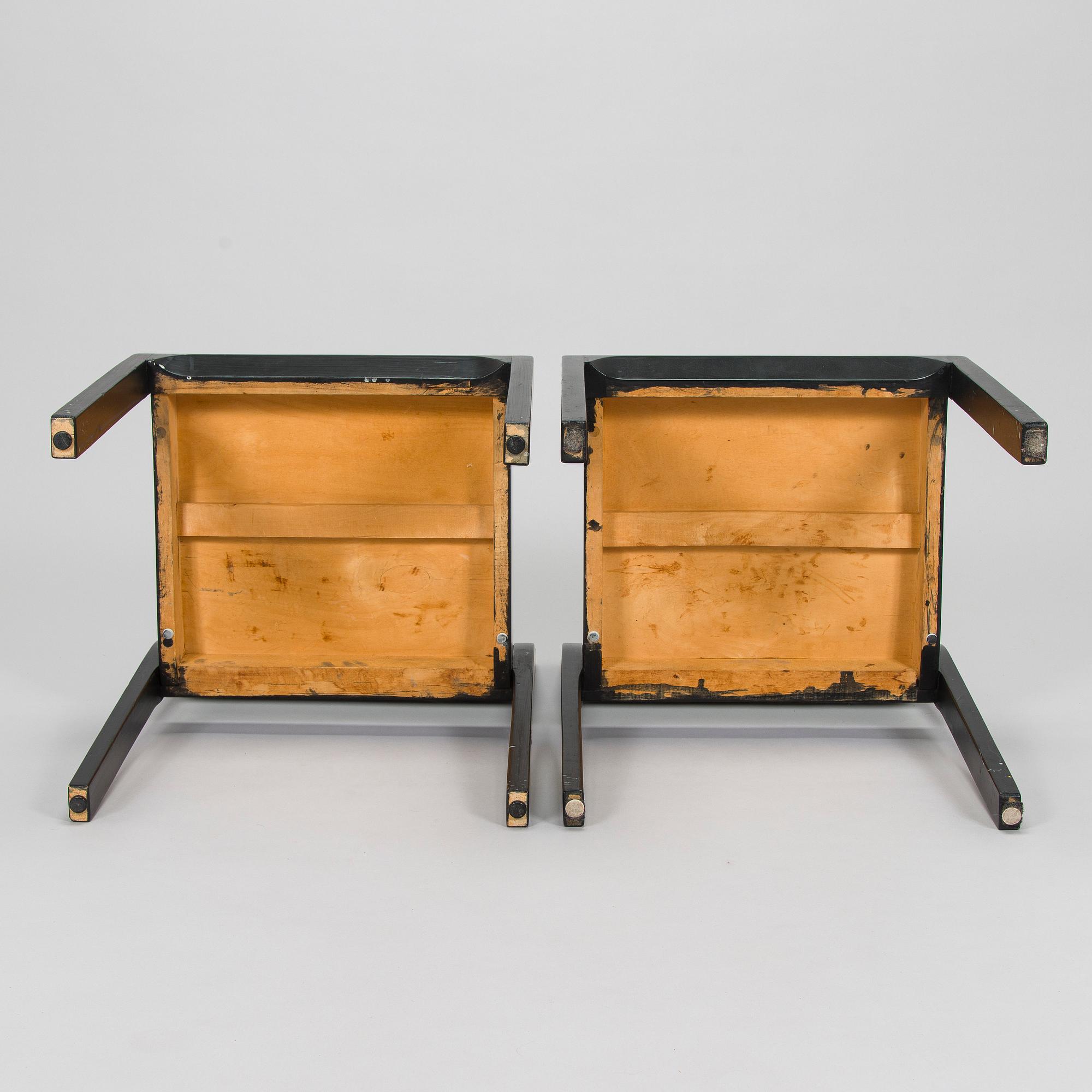 Alvar Aalto, stolar, 4 st modell 611 O.Y. Huonekalu- ja Rakennustyötehdas A.B. 1930-talets början.