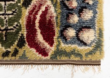 Rug, Scandinavian designer, approx. 205 x 115 cm.