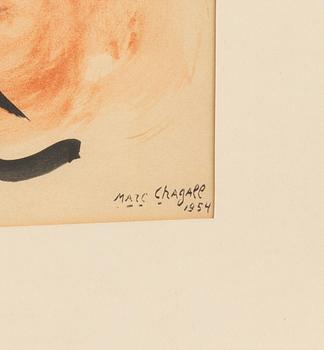 Marc Chagall, "Woman with a Bird" from "Twelve Contemporary Artists" 1959.
