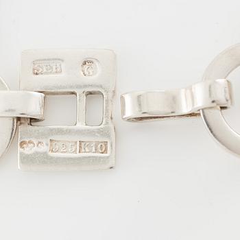 Sven-Erik Högberg, arm link, silver.