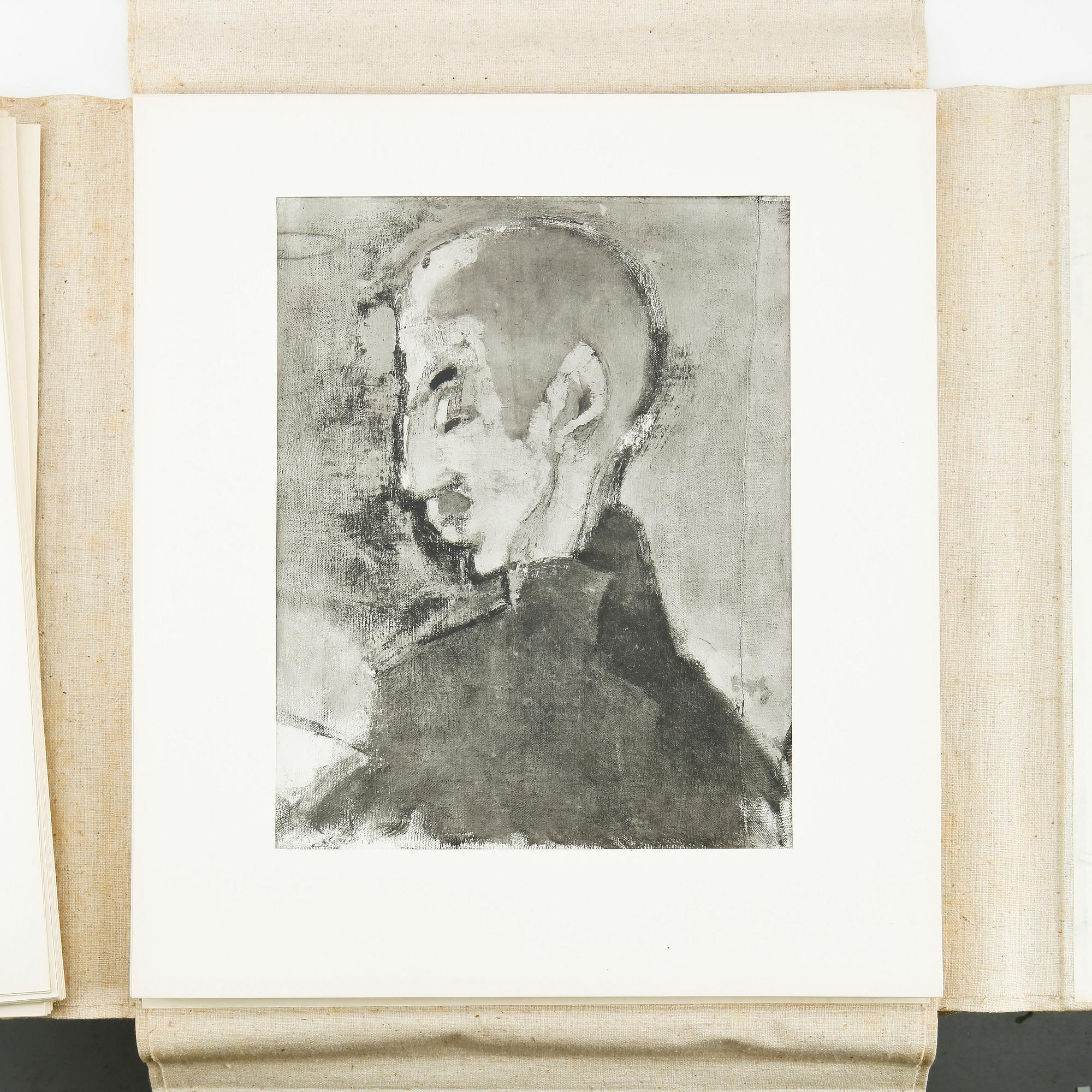 HELENE SCHJERFBECK, mapp med reproduktioner, 48 st, 1945.