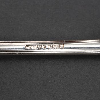 CG HALLBERG and GAB, a part 'Olga' silver cutlery, 1948-1978 (112 pieces).