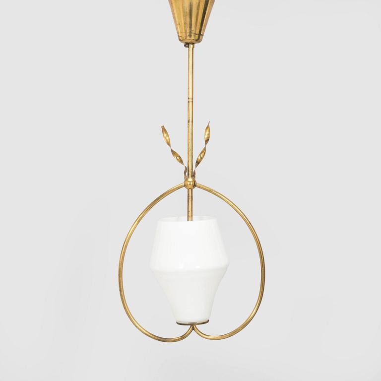 A mid-20th century pendant lamp for Idman.