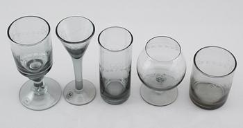 SERVISGLAS, 25 st, "Antik", Reijmyre.