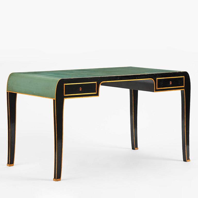 Carl Hörvik, a Swedish Grace desk, Nordiska Kompaniet, for Les Arts Décoratifs Suédois, Paris, 1928.