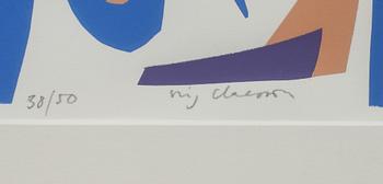STIG CLAESSON (SLAS), färgserigrafi, signerad och numrerad 38/50.