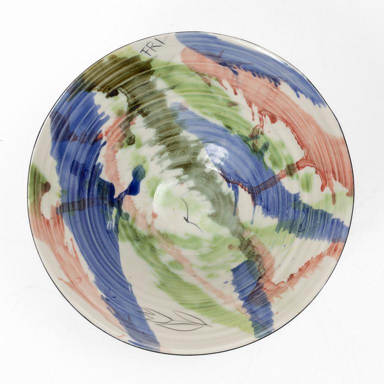 Eva Bengtsson, skål, stengods, egen verkstad, Frillesås.