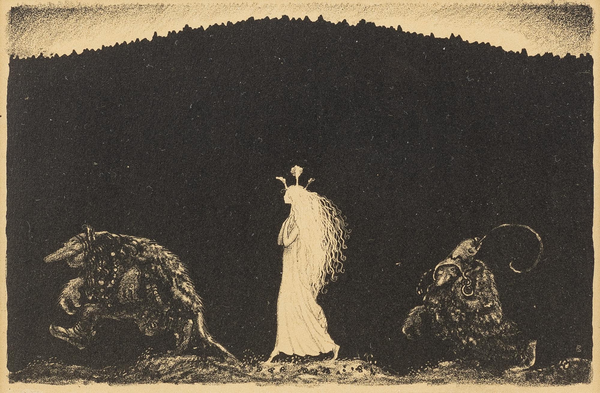 John Bauer, "Trollens Styfdotter".