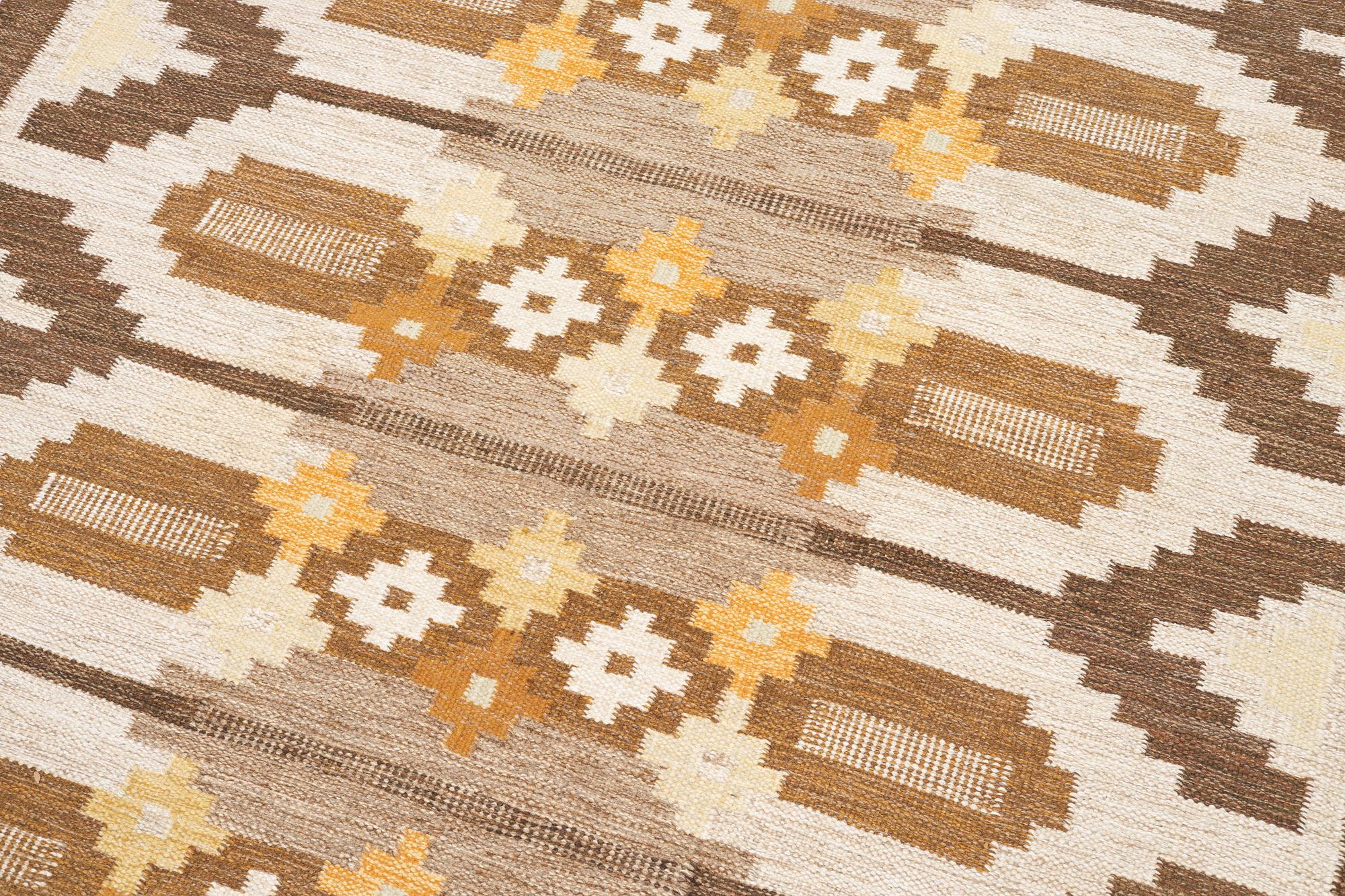 Ingegerd Silow, matta, rölakan, ca 240 x 175 cm.