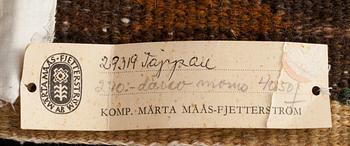 VÄVNAD, "Täppan", Märta Måås-Fjetterström, sign AB MMF.