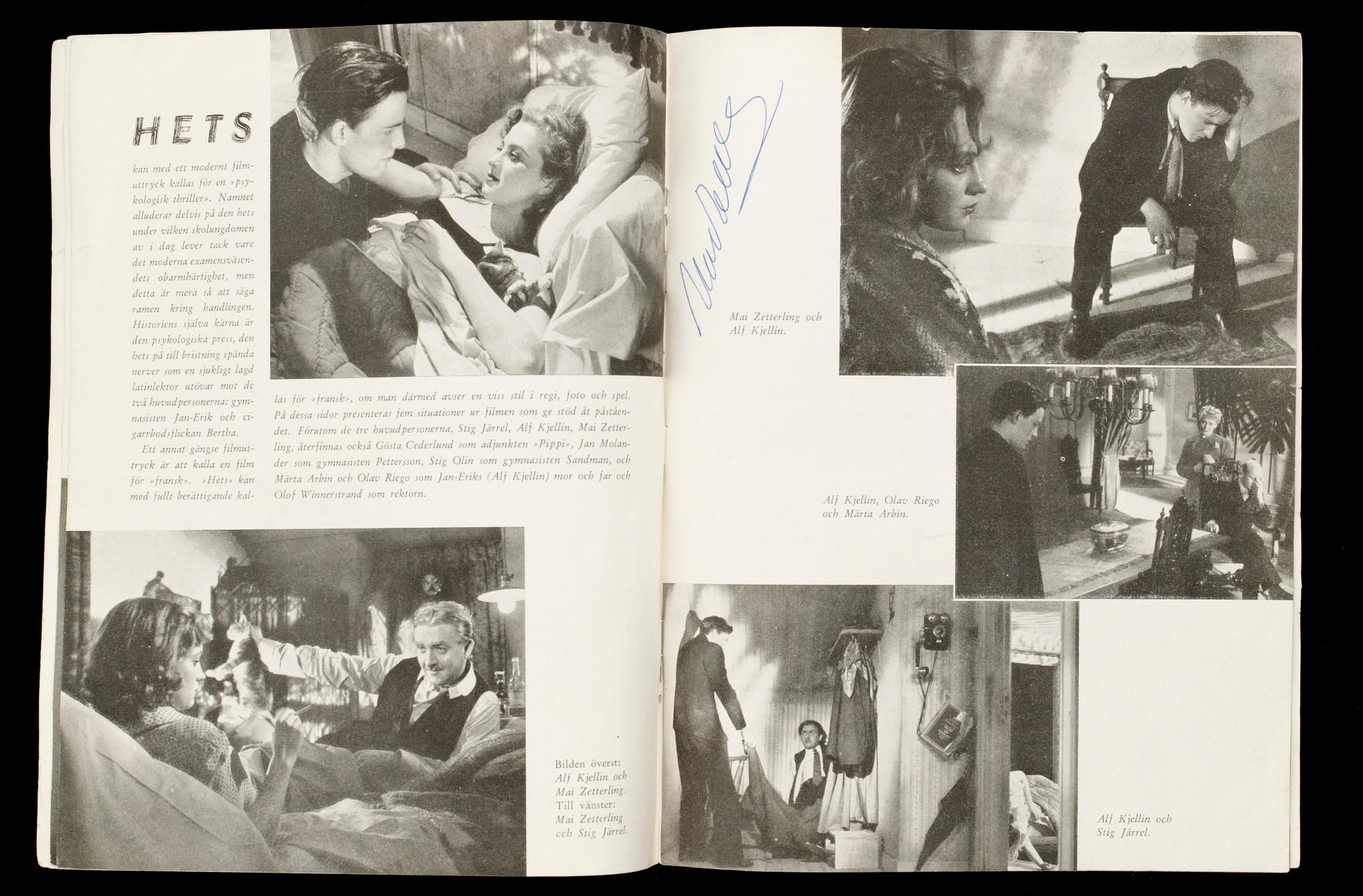 ORIGINALPROGRAM, "Hets", Ingmar Bergman.