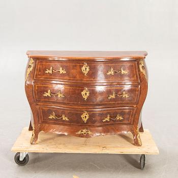 A Swedish Rococo/Rococo style bureau.