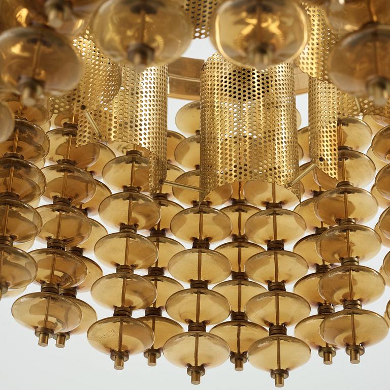 Hans-Agne Jakobsson, an "Estrella" ceiling lamp, model T580/H, Markaryd, Sweden 1960-70's.