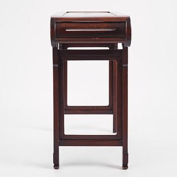 A Chinese hardwood altar table, Qing dynasty, late 19th Century.