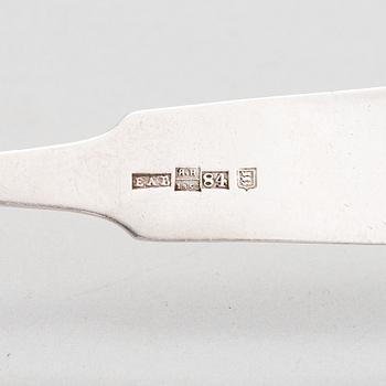 Eduard August Bauer, a parcel-glt sauce ladle, Reval 1853.