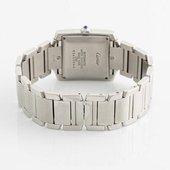 Cartier, Tank, Francaise, wristwatch, 28 x 24 (32) mm.