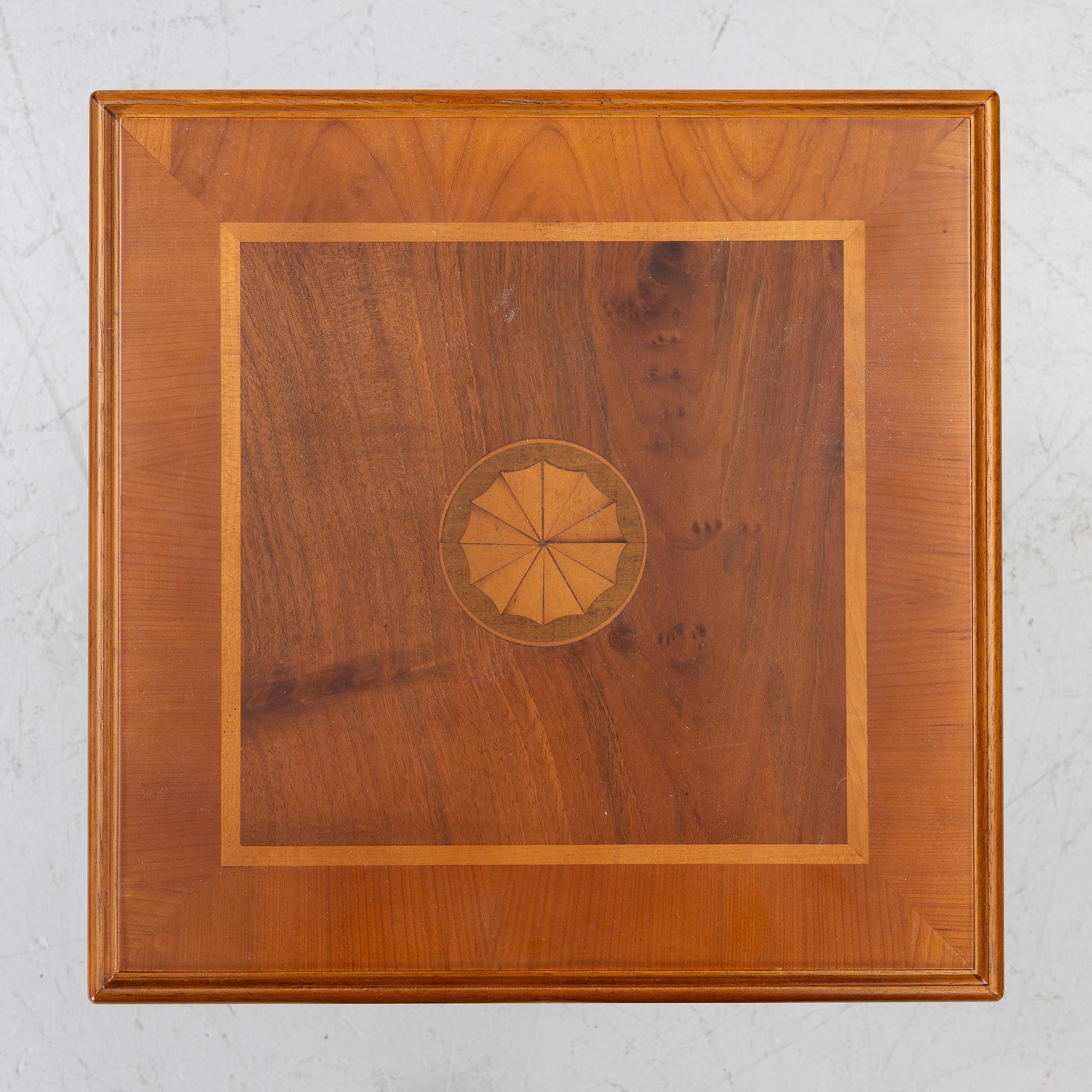 Rotating bookcase, late 20th century.