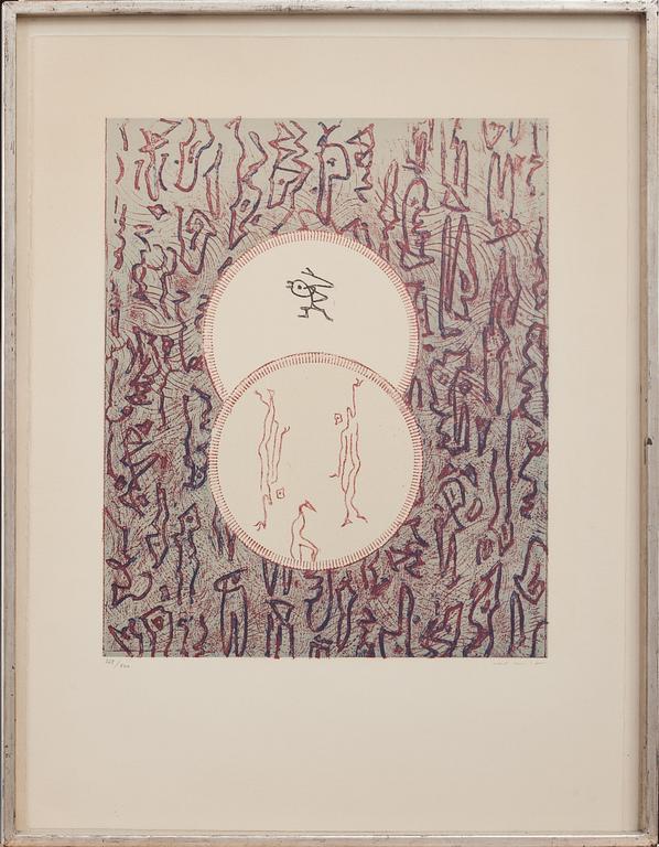 MAX ERNST, färglitografi, signerad och numrerad 268/500.