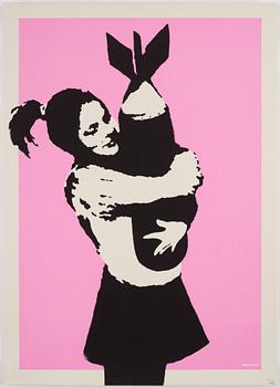 410. Banksy, "Bomb Hugger" (Bomb Love).