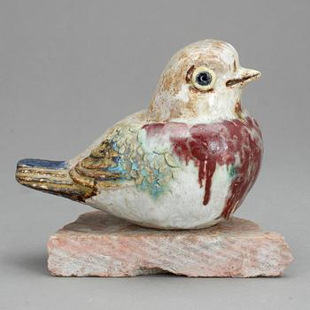 FIGURIN, stengods, Tyra Lundgren, Gustavsberg, Stämpelsignerad och otydligt daterad -55?.