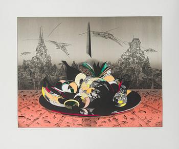 Marje Üksine, Two lithographs in a folder.