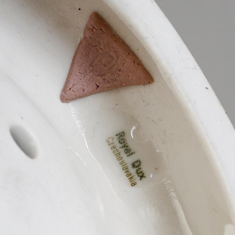 FIGURIN, porslin, Royal Dux, 1900-talets mitt.