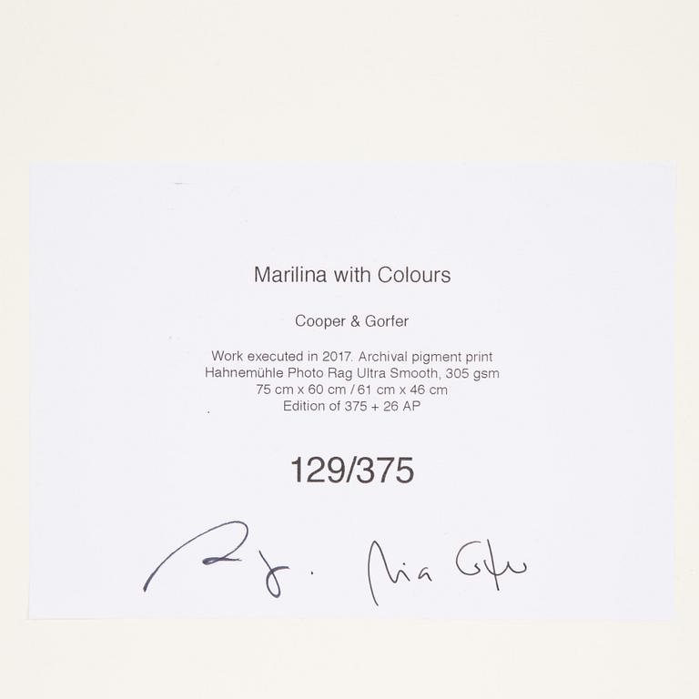 Cooper & Gorfer, "Marilina with Colours".