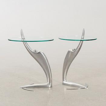 PIERANGELO CARAMIA ''Arcadia Swing'', a pair of tables.