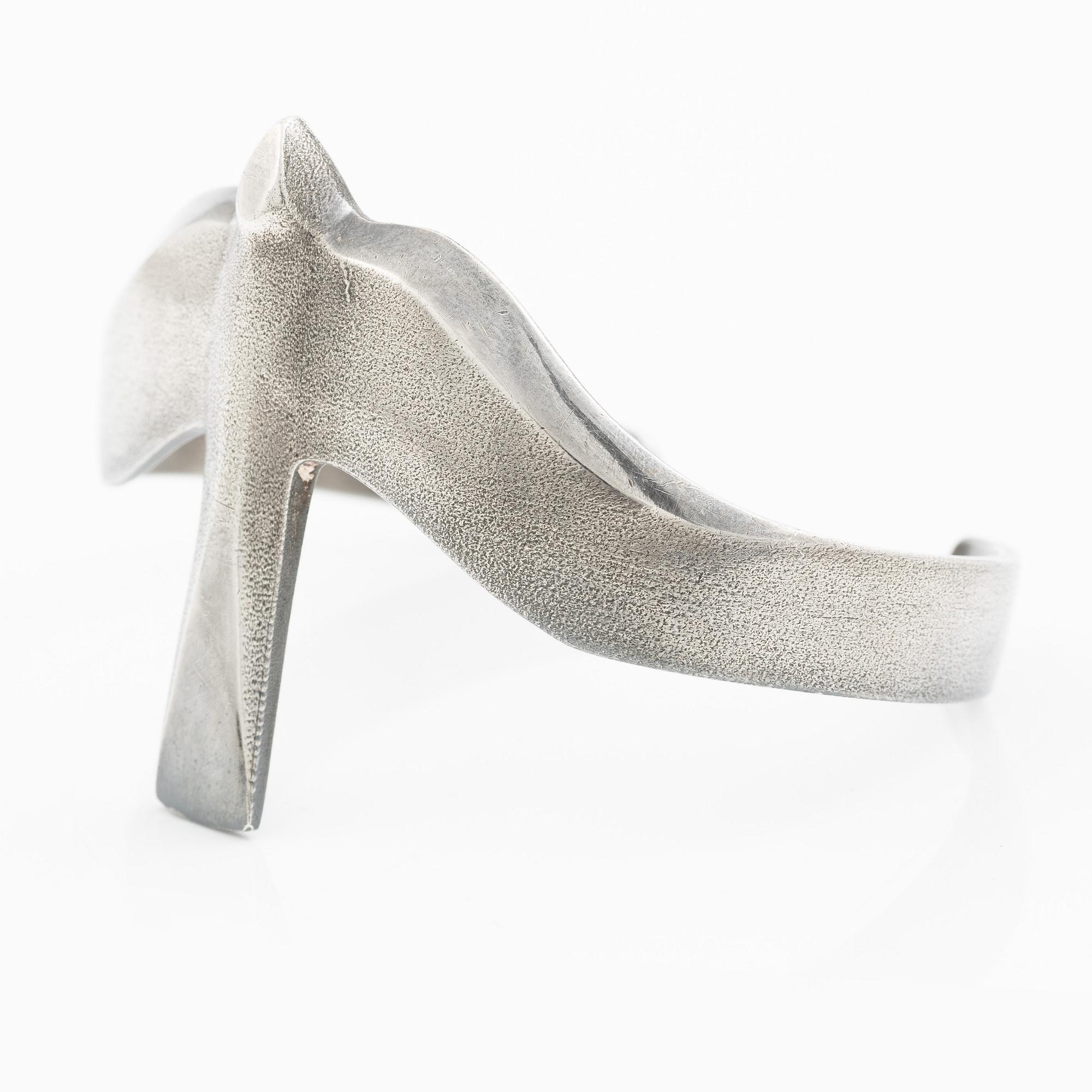 Bracelet in the form of a swallow, sterling silver, Lapponia, Finland 1978.