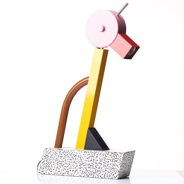 Ettore Sottsass, a "Tahiti", table lamp, Memphis, Milan, post 1981.