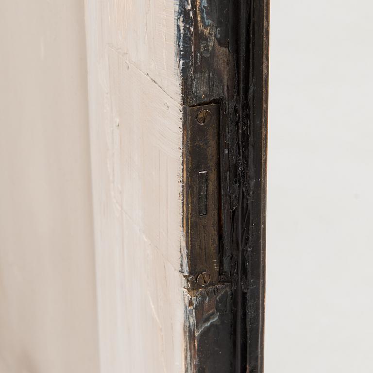 A 1830s-40s late Gustavian display cabinet.