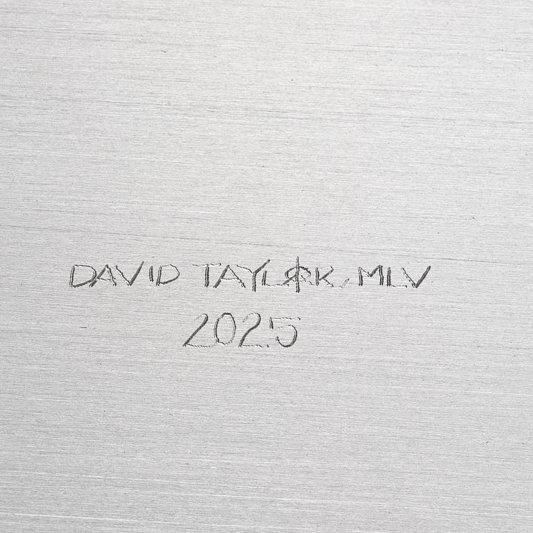 David Taylor, a unique "Bent Stool", Studio Mellösaverken, Sweden, 2025.