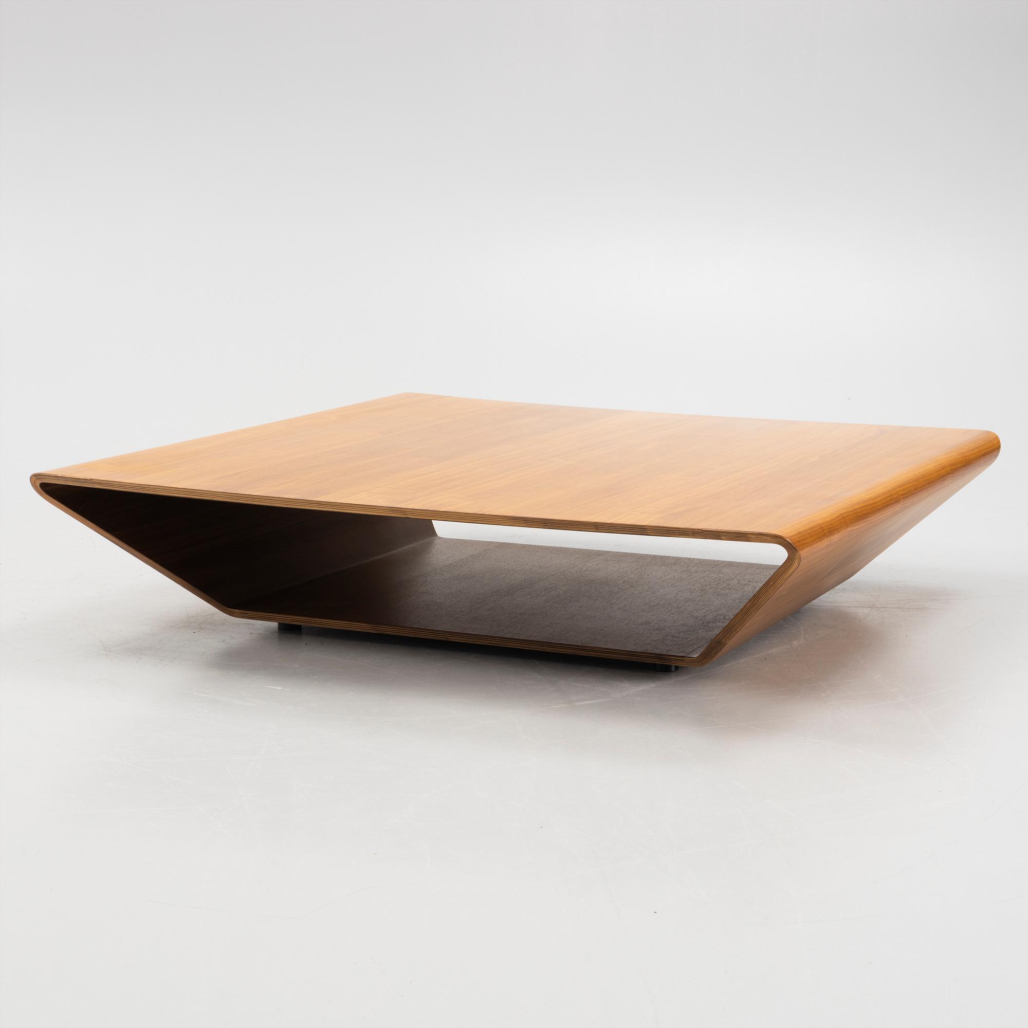 Claesson Koivisto Rune, a 'Brasilia' walnut coffee table, Swedesen, Sweden.