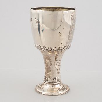 A Swedish Silver Cup, mark of CG Hallberg, Stockholm 1919.