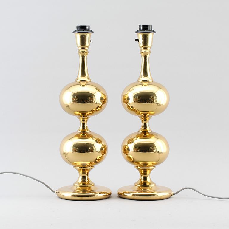 BORDSLAMPOR, 1 par, Boréns, 1960-/70-tal.