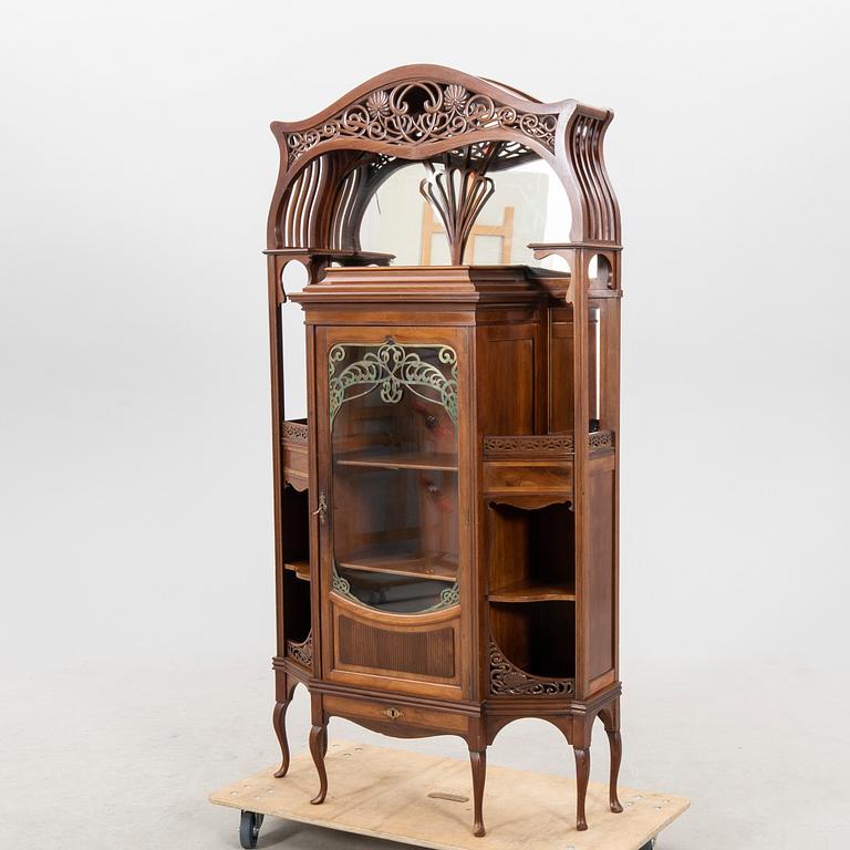 An early 1900s Art Nouveau display cabinet H pander & Zonen Netherlands.