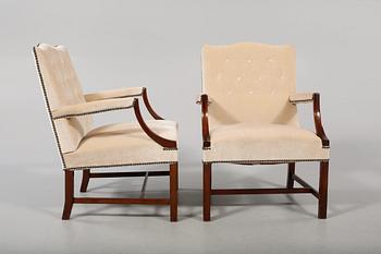 KARMSTOLAR, ett par, 1900-talets andra hälft.